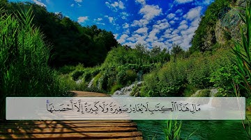 ولا يظلم ربك أحدا - تلاوة رائعة لما تيسر من سورة الكهف- القارئ الشيخ ماهر المعيقلي