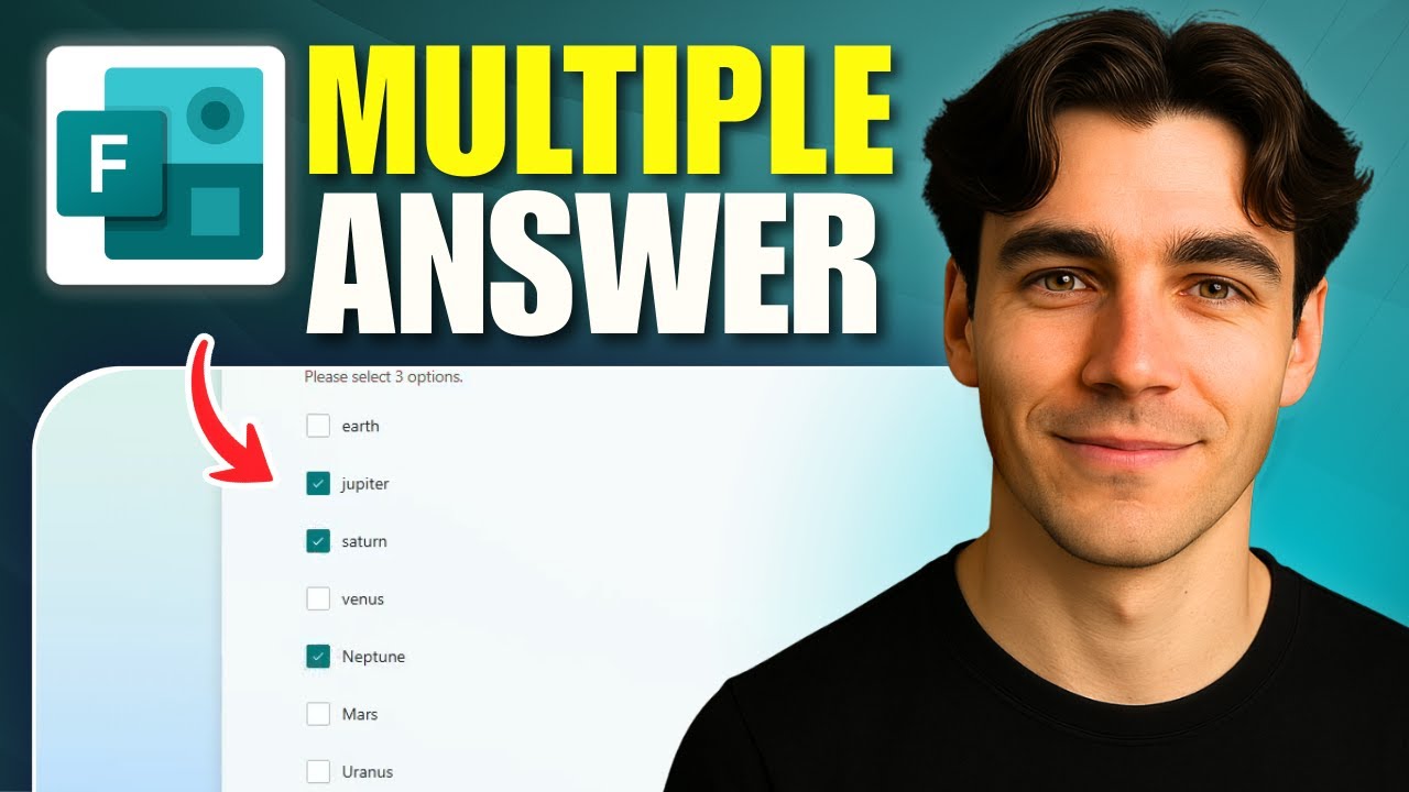 How to Create Multiple Answer Questions in Microsoft Forms (Tutorial ...