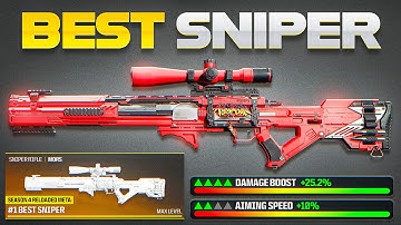 new BEST ONE SHOT SNIPER META LOADOUT in BO6 WARZONE for SEASON 4 (Best Warzone 3 MORS Sniper Class)