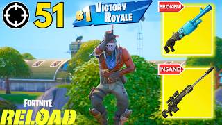 INSANE 51 KILL WIN on Ranked Reload! Rust Lord Skin | Fortnite Reload Chapter 7 Season 2 🔥