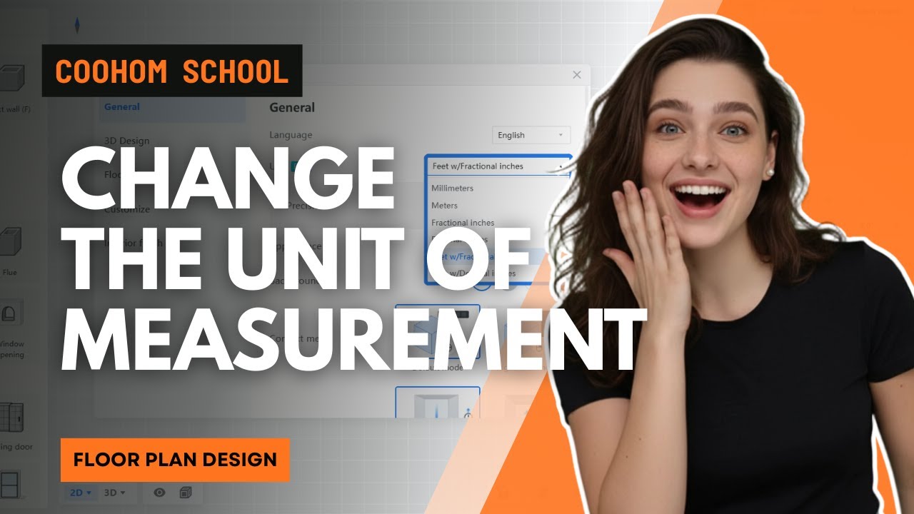 Как изменить единицу измерения | Coohom