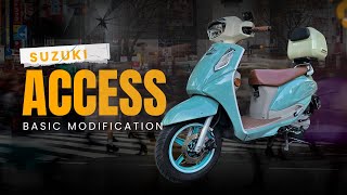 SUZUKI ACCESS 125 | 60% Modification done for this Agile and Fuel efficient motorcycle