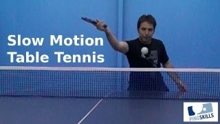 Slow Motion Table Tennis | PingSkills - YouTube