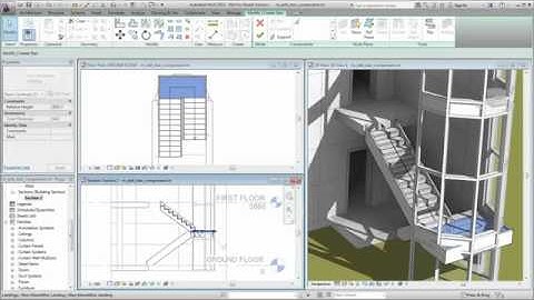 Autodesk Revit  Modifying Components in a Stair   YouTube