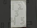 Recognition of numbers from 15 through an interesting activity for toddlers