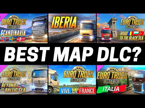 Comparison Among ALL Map DLCs (Updated: Iberia) | Best Map DLC To Buy | Euro Truck Simulator 2