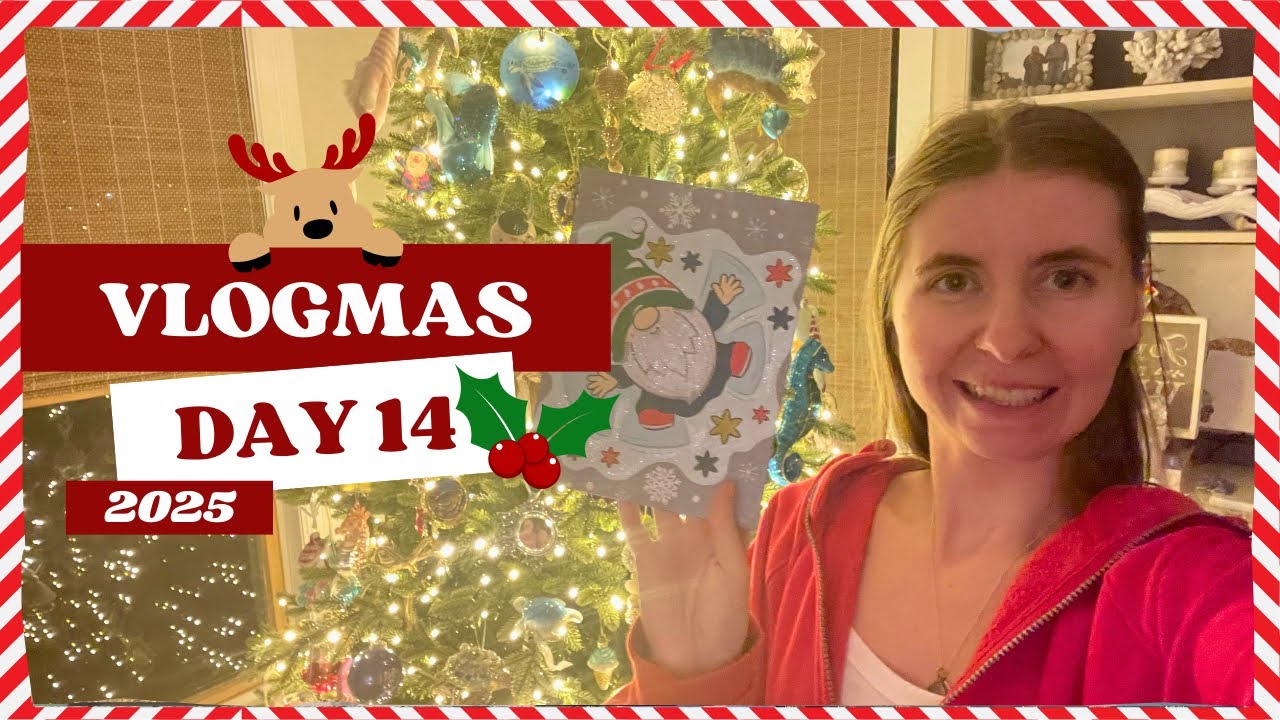 Vlogmas Day 14 2025 | Making Banana Muffins & Christmas Craft