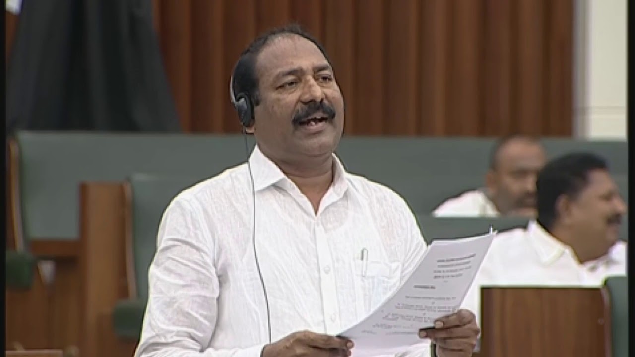 Rajam MLA Kambala Jogulu on SC, ST bill | AP Assembly day 6 || - YouTube