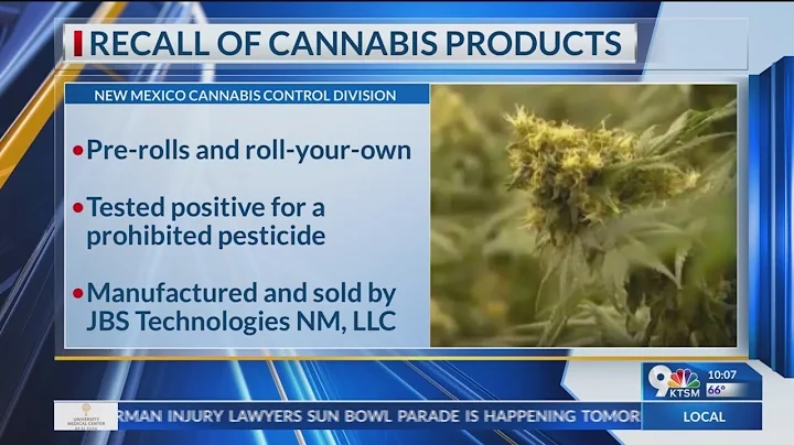 Cannabis recalled over contamination concerns