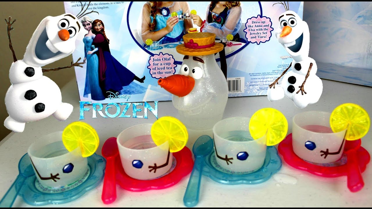 Disney Frozen Olaf Verano servicio de 18 piezas Juego de té para 4 72450 ~ nuevo ~ 
