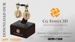 3D CAD Earrings video