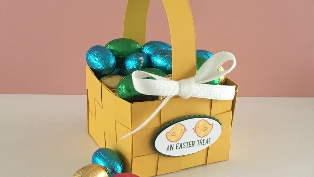 stampin up sale a bration 2019 Woven Easter Basket- Video Tutorial with Stampin' Up Basket Bunch