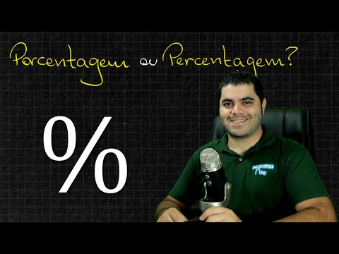 Vídeo: Diferença Entre Porcentagem E Porcentagem