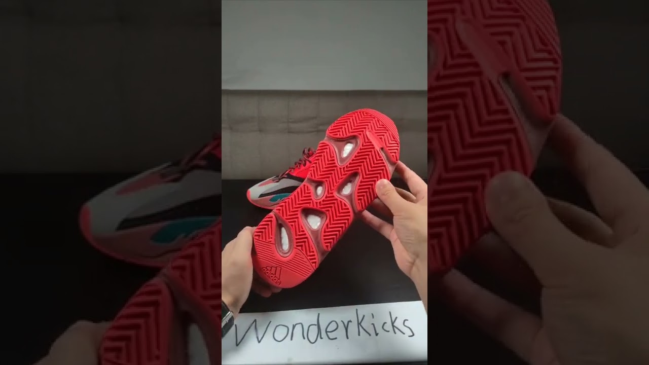UA Yeezy 700 Hi-res Red Unboxing Wonderkicks