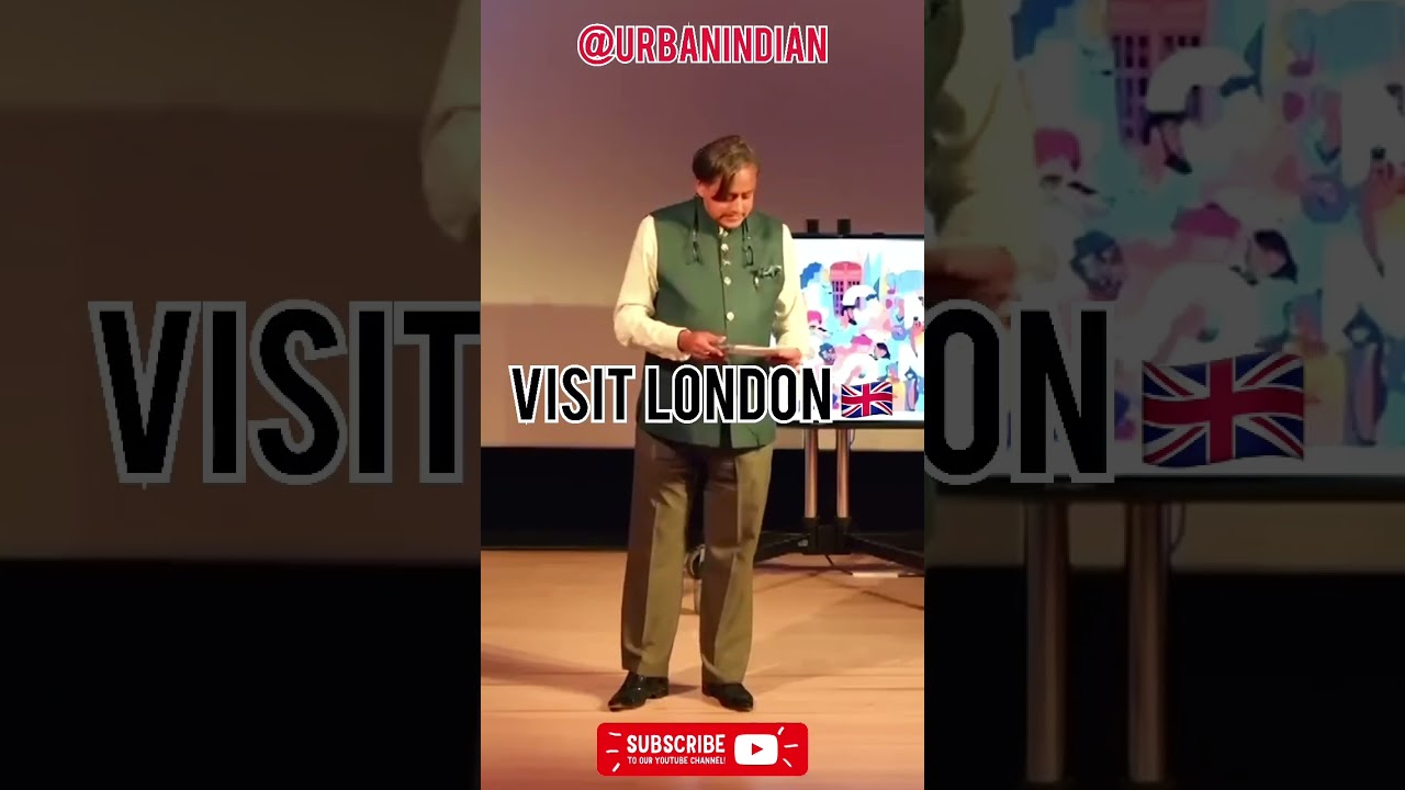 Shashi Tharoor is pure savage. Calls British Museums Chor Bazaar. 