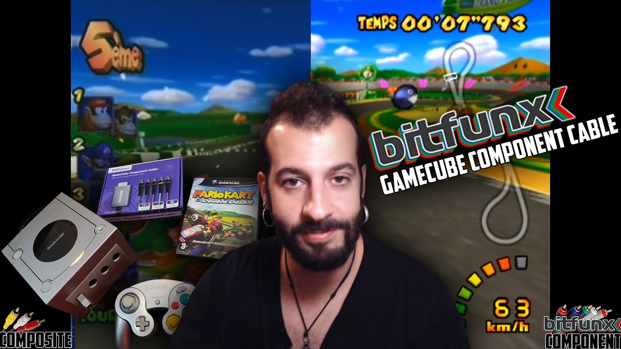 MELHOR IMAGEM na GAMECUBE: BITFUNX Gamecube Component Cable - YouTube