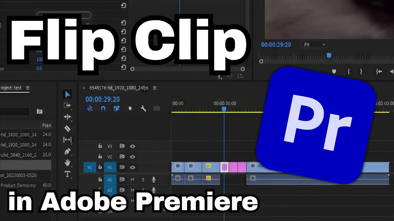 How to Make Flip Clip/Video in Adobe Premiere Pro CC | Adobe Tutorial ...