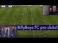 The best team in pro clubs? - BillyBoysFC (stream highlights)