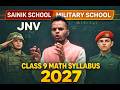 mission sainik school 2027 (math syllabus)