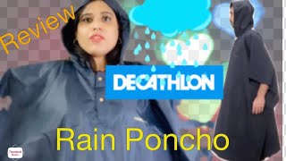 Decathlon rain poncho review | rain 