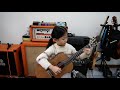 Tango en skai | Famous classical guitar repertoire | Playing when I was six years old | 皮革探戈 6岁5个月