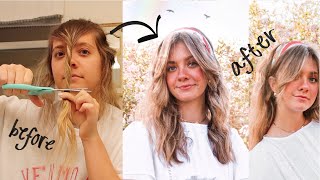 I GOT BORED & CUT CURTAIN BANGS I GOT BORED & CUT CURTAIN BANGS