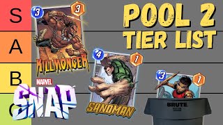Famous Definitive Pool 2 Tier List | All Cards Ranked | Marvel Snap Net Worth