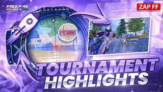 TOURNAMENT HIGHLIGHTS 🇮🇳 🏆 || FREE FIRE INDIA 🇮🇳 || By ZAP FF screenshot 5