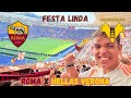 ROMA 2X0 HELLAS VERONA: FESTA LINDA DA TORCIDA NA ARQUIBANCADA! EPISÓDIO 3: ROMA X HELLAS