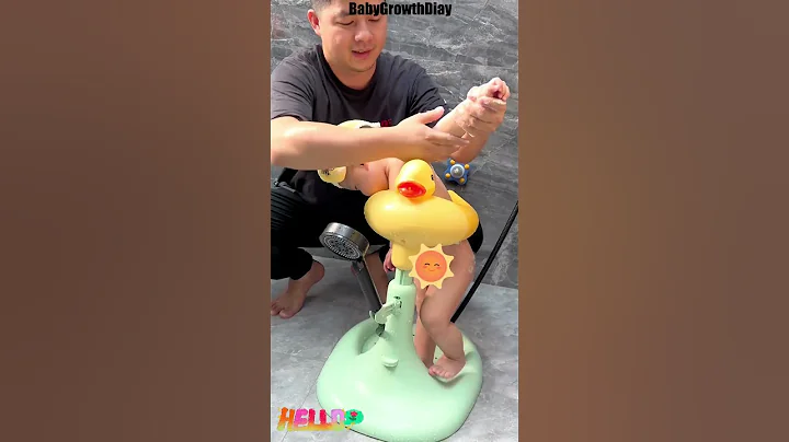 Looking for a Better Way to Bathe Your Baby? The Baby Bath Standing Shower Is Here!#Shorts