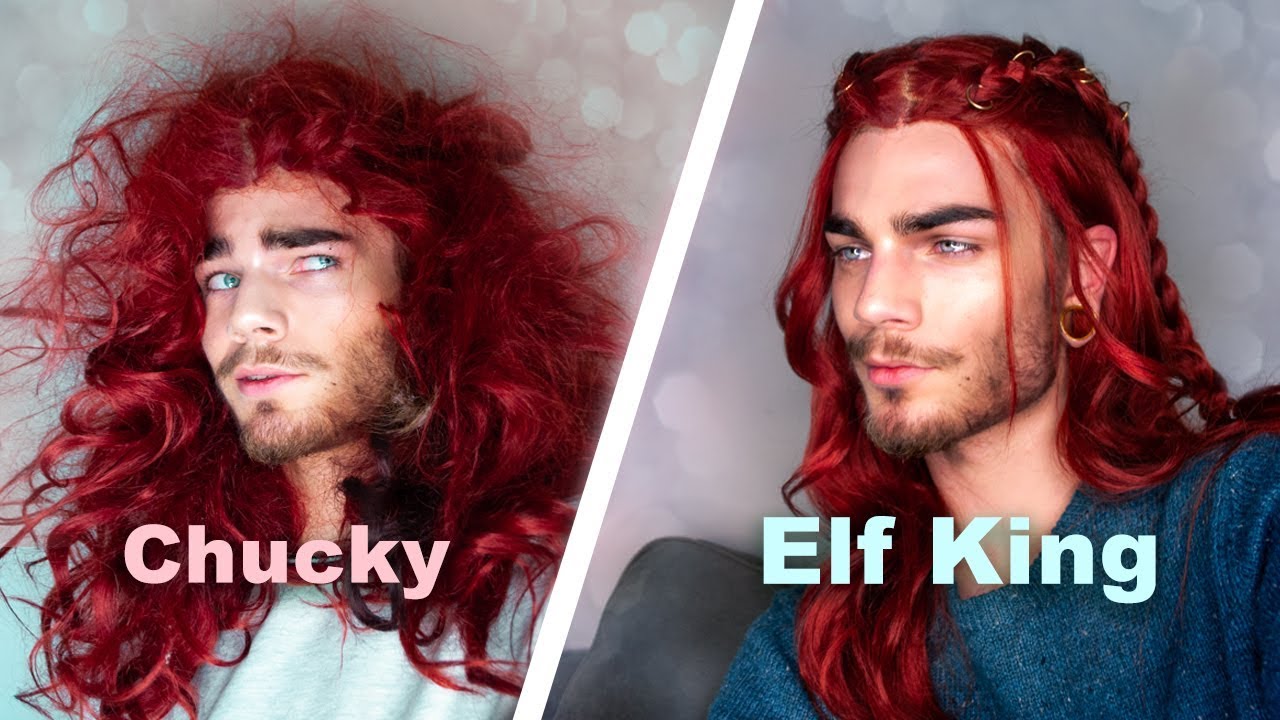 Rags To Riches Disgusting Synthetic Red Wig Makeover