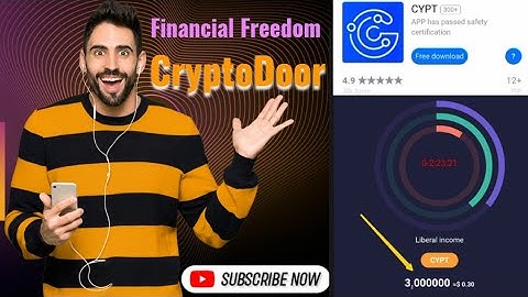 CryptoDoor Network Mining | CYPT new mining app same as CBDC network