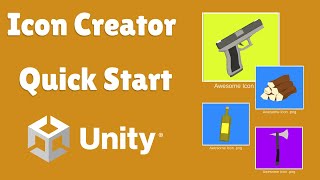 Icon Creator Tutorial - Quick Start - Unity Asset