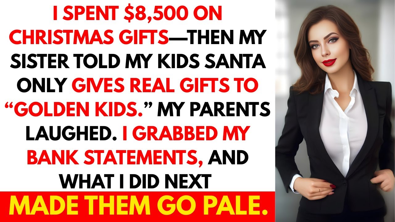 I Paid $8,500 for Christmas Gifts—Then My Sister Told My Kids Santa Only Loves “Golden Kids”