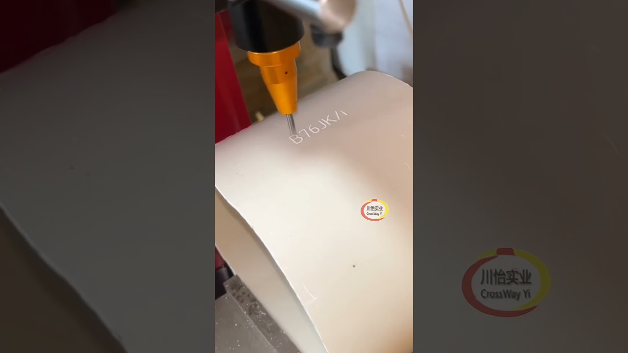 plastic engraving marking with the dot peen marker