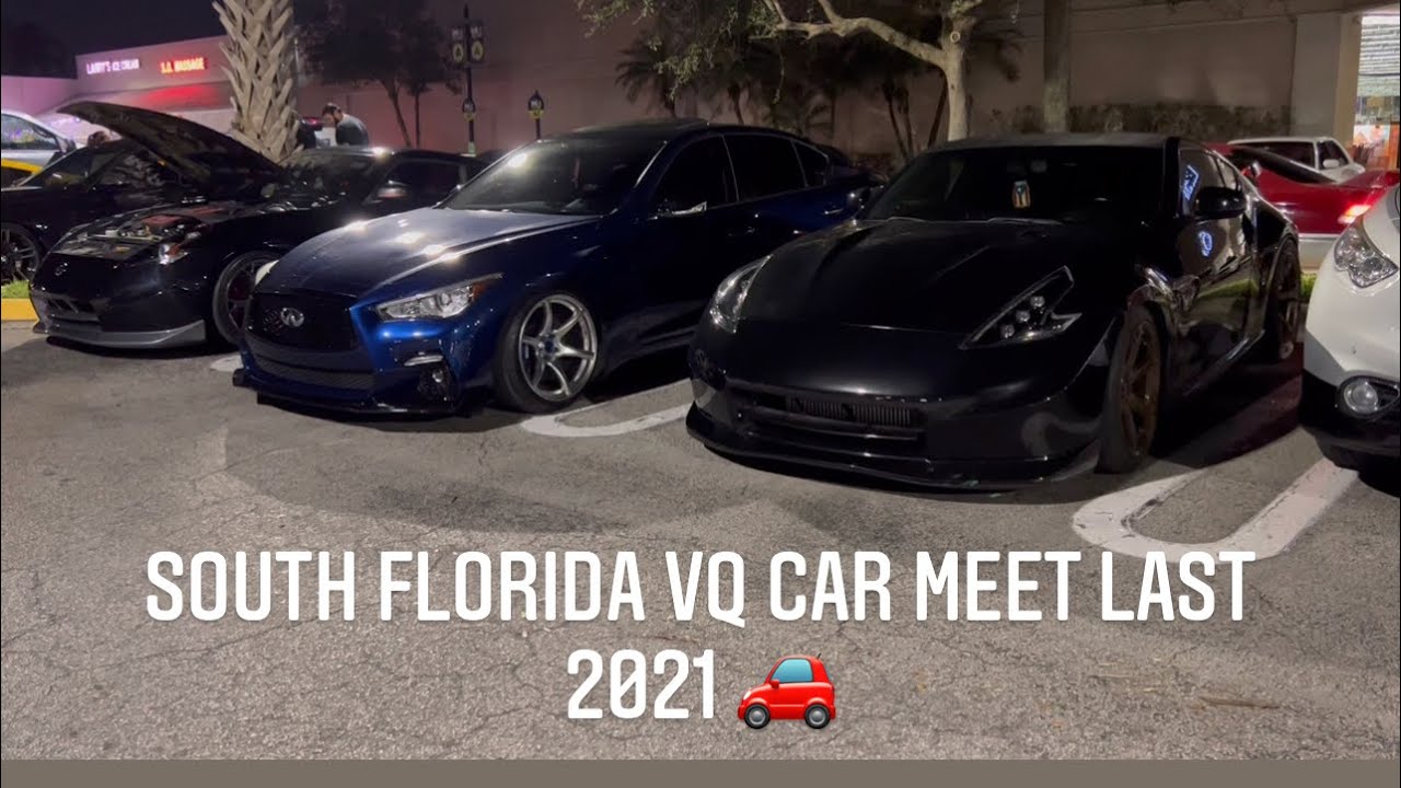 South Florida Nissan / Infiniti car meet (vq) - YouTube
