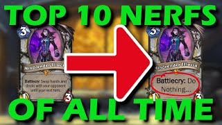 Top 10 Biggest Nerfs in Hearthstone History