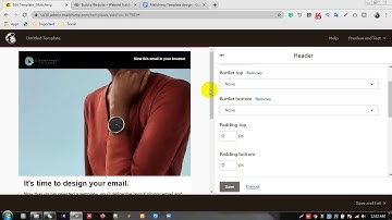 Mailchimp Email Newsletter Template Design Tutorial Part 3