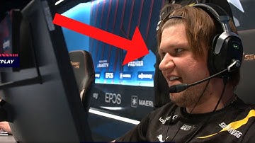 s1mple shows frustration after losing to m0nesy | CSGO