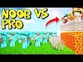 RETO DE LA BASE DE YOUTUBERS NOOB VS 100 PRO'S EN MINECRAFT