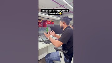Phle Din Office Mein Company Ka Data Delete Kar Diya 😭 | Developer Life 😂💻 #programmerlife