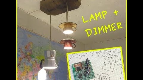 Chandelier with one button dimmer (ATTiny project)