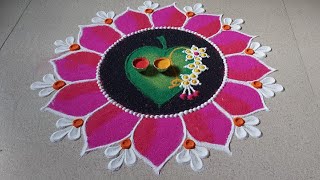 Haldi kumkum program special rangoli |Makar Sankranti 2022 special rangoli |Nath rangoli