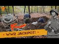 Uncovering Luftwaffe treasures in a BIG hole!