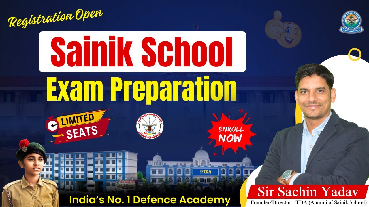 Registration Open for Sainik School Exam 2027 Preparation | Sainik School New Batch | 