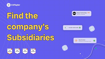 How to Find Child Companies (Subsidiaries) Using CUFinder