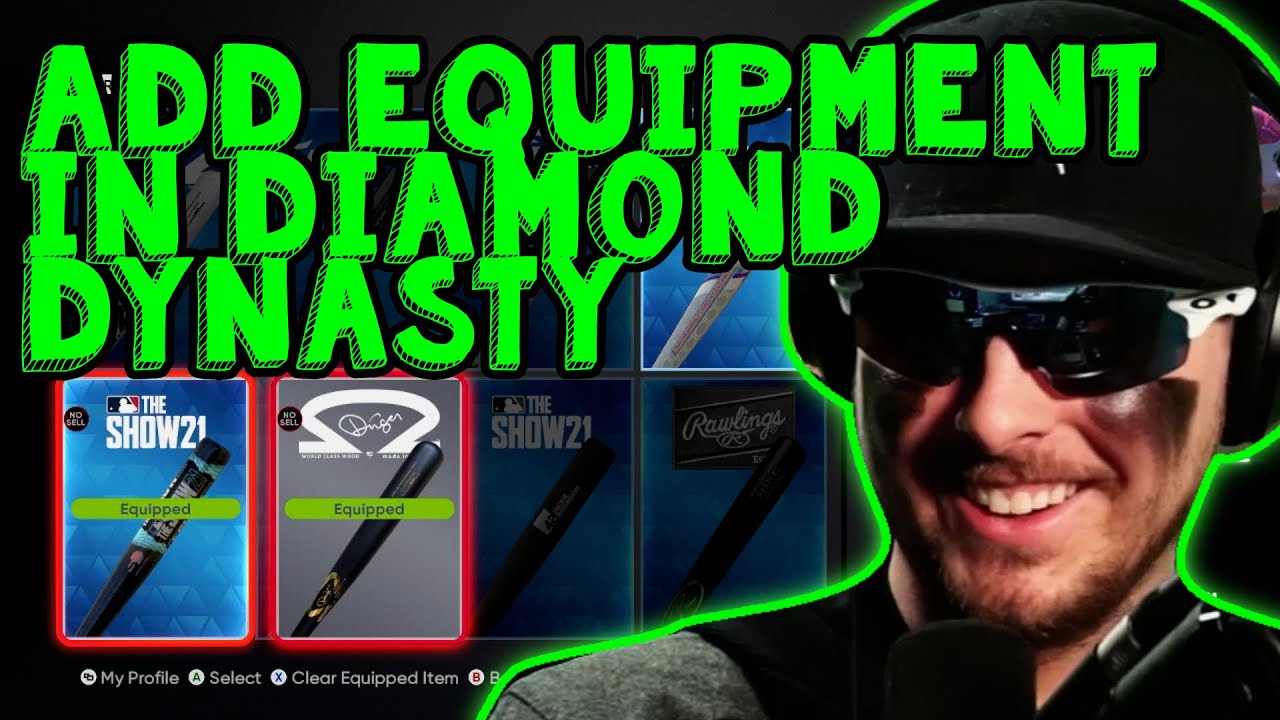 MLB The Show 21 How To Put Equipment On In Diamond Dynasty