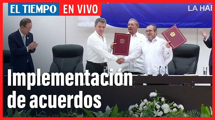 El Tiempo En Vivo: ¿Cómo avanza la implementación de los acuerdos de paz en Colombia?