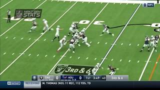 Hunter Renfrow's yards after catch on 65 yard TD | Next Gen Stats Content