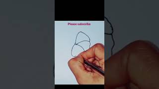 Hibiscus Flower Drawing #shorts #ytshorts #viral #drawingarts #viralpost #hibiscus #easy drawlng